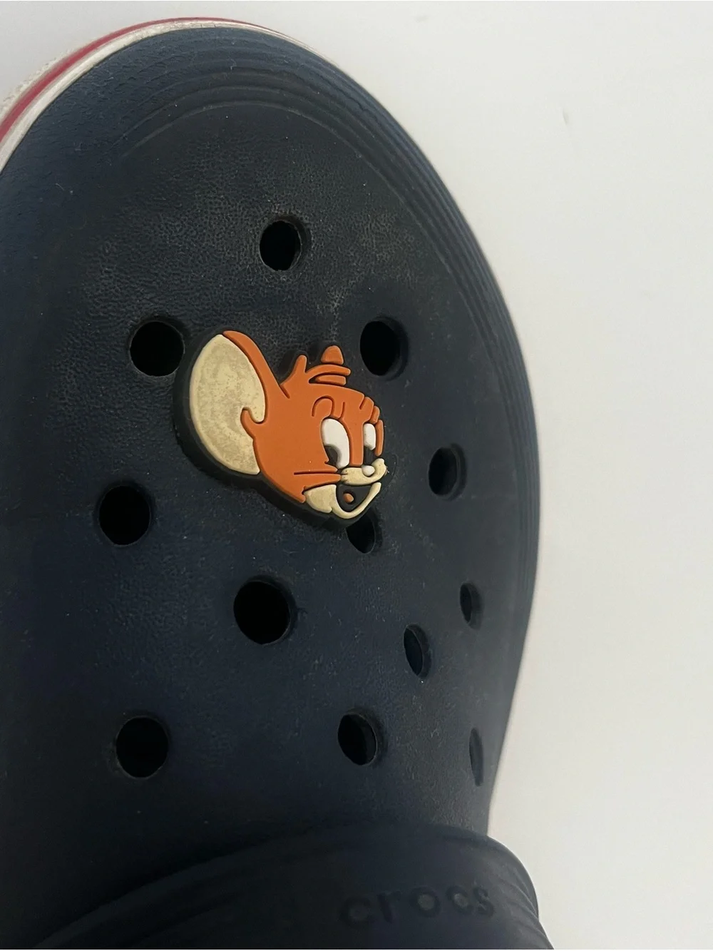 Navy Crocs with Jibbitz - Kids Size 3